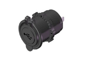 2Port USB Receptacle without Mounting Plate