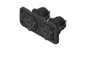 Double 12V Receptacle