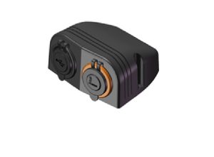 Double USB / Cigarette Receptacle with Tent Mounting Plate