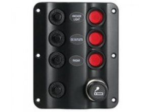 Multi-Functional Wave Design Switch Panel