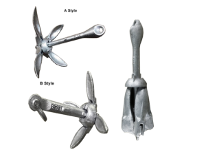 Folding Grapnel Anchors