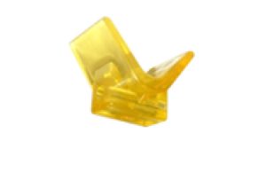 PVC 3" *3-3/4" V Bow Stop 1/2" Shaft