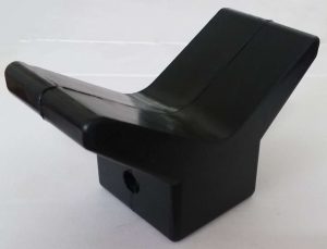 Black Rubber V Bow Stop 3" * 3"