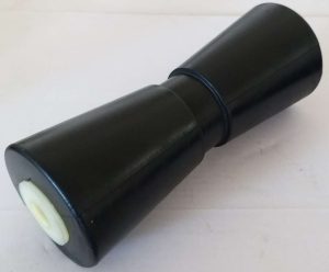 Black Rubber 10" Keel Roller 5/8" Shaft